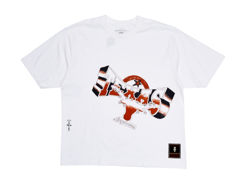 Travis Scott x Mitchell & Ness Texas Longhorns Hand-Drawn T