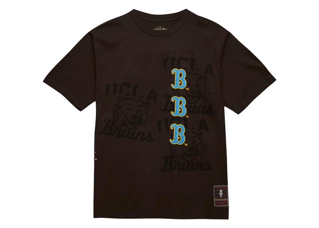 Pre-owned Travis Scott X Mitchell & Ness Ucla Bruins Seal T-shirt Brown