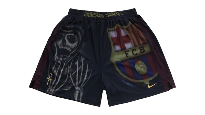 Travis Scott x Nike x FC Barcelona Skeleton Home Shorts