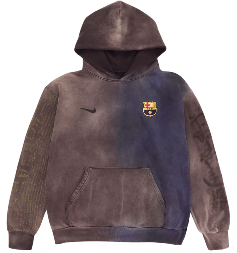 Travis Scott x Nike x FC Barcelona Split-Dye Crest Hoodie
