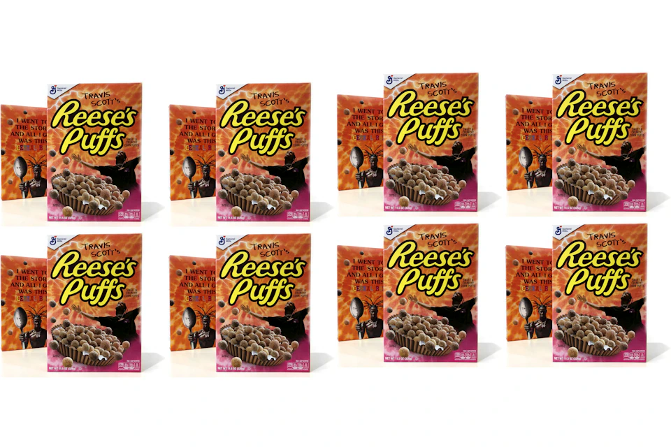 Travis Scott x Reese's Puffs Cereal 8x Lot (Not Fit For Human Consumption)