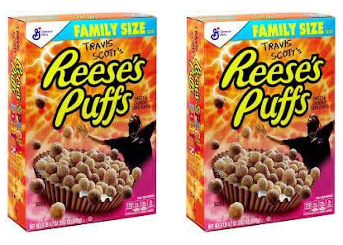 gebonden Inloggegevens Zuiver Travis Scott x Reese's Puffs Cereal Family Size 2x Lot (Not Fit For Human  Consumption) - FW19 - US