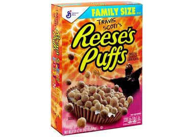 Travis Scott Reese’s Puffs Cereal Collectible 