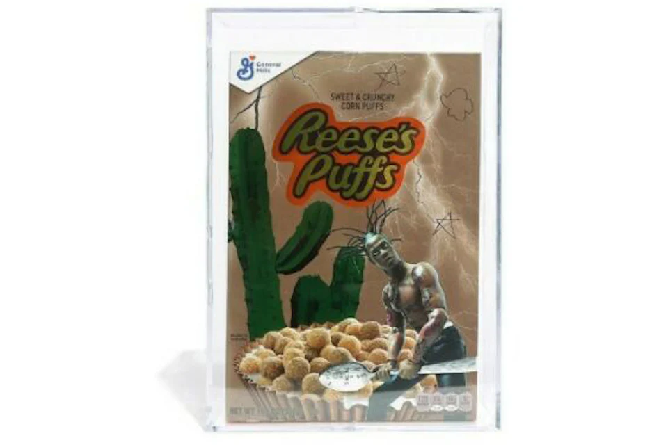 Travis Scott x Reese's Puffs Cereal Limited Edition Box w/ Acrylic Case (Not Fit For Human Consumption)