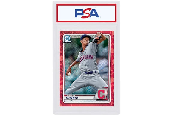 Triston Mckenzie 2020 Bowman Chrome X Red X-Fractor 1/1 #BCP-189 (PSA or BGS Graded)