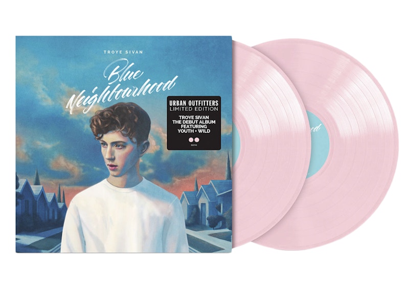 Troye Sivan Blue Neighbourhood Urban Outfitters Exclusive 2XLP Vinyl Pink &  Blue