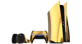 Truly Exquisite PlayStation 5 PS5 Blu-ray Edition Console Limited Edition 24K Gold Plated