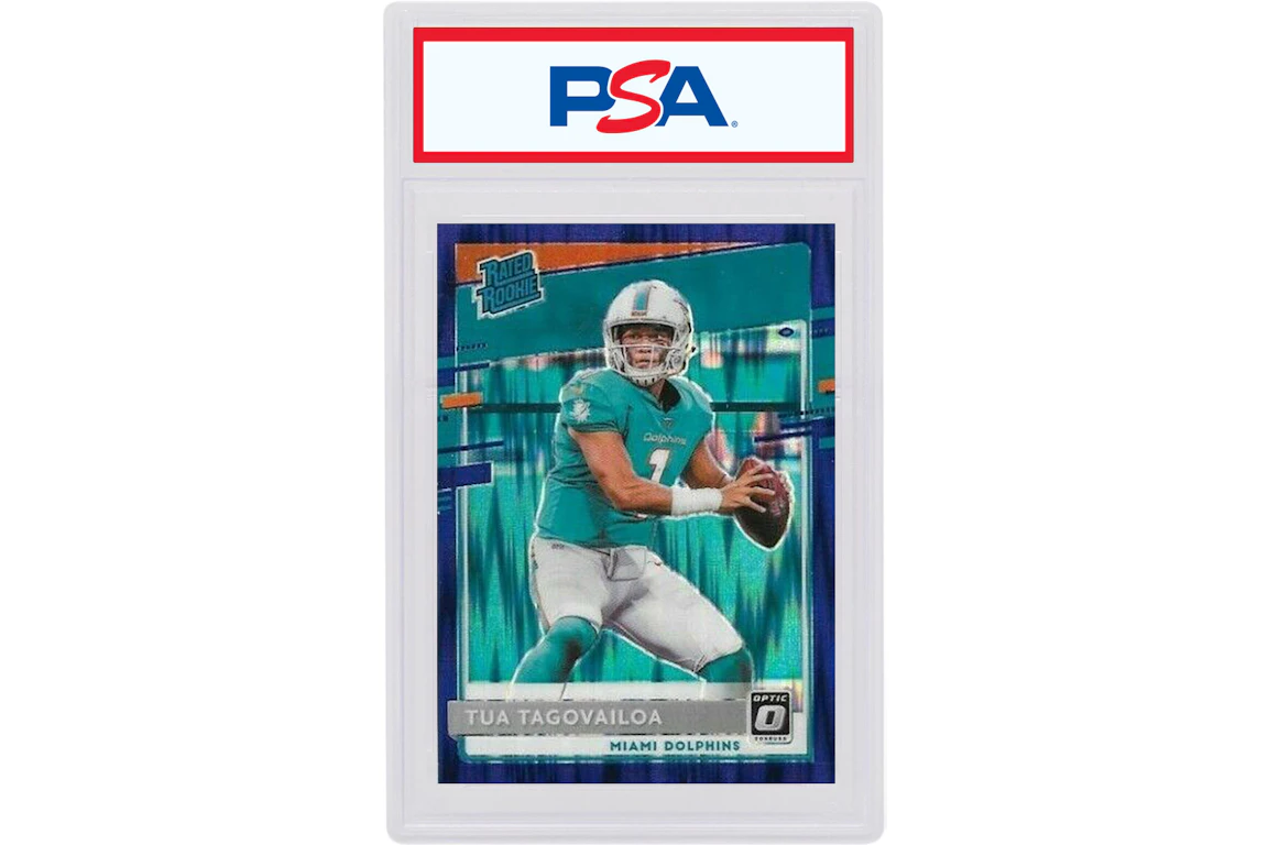Tua Tagovailoa 2020 Panini Donruss Optic Rookie Purple Shock #152