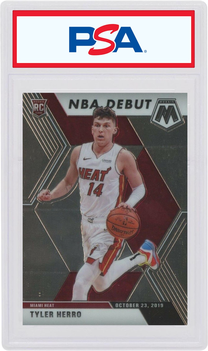 Tyler Herro 2019 Panini Mosaic Rookie Debut Rookie #280 (PSA or BGS Graded)