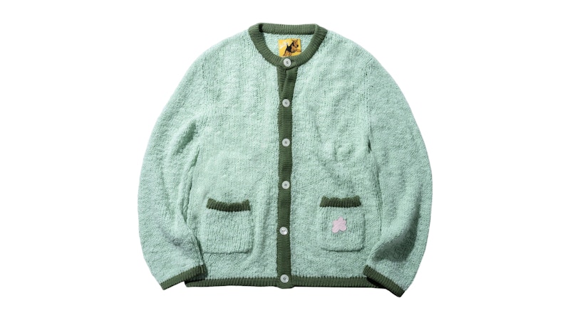 Tyler, The Creator Crewneck Cardigan Mint Men's - SS25 - US Tyler, The Creator Crewneck Cardigan Mint Men's - SS25 - US