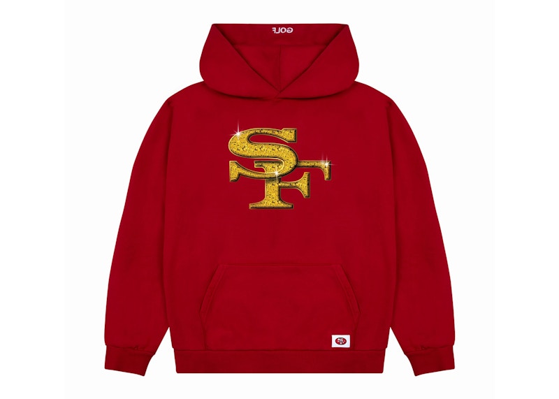 Tyler, The Creator Golf Wang x NFL 49Ers Cutout Hoodie Red Men's