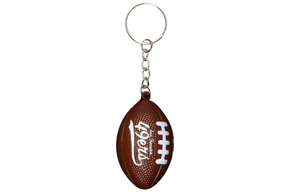 Tyler, The Creator Golf Wang x NFL 49Ers Football Keychain Multicolor
