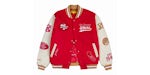 Tyler, The Creator Golf Wang x NFL 49Ers Letterman Jacke Rot