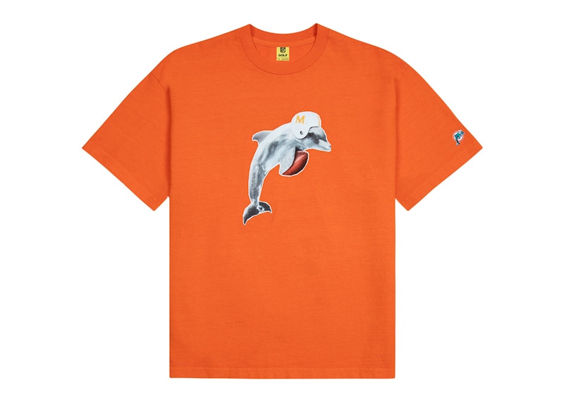 Tyler, The Creator Golf Wang x NFL Dolphins Cutout Tee Orange 