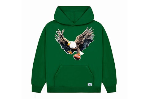 Tyler, The Creator Golf Wang x NFL Eagles Cutout Hoodie Green