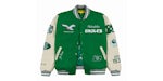 Tyler, The Creator Golf Wang x NFL Eagles Letterman Jacke Grün