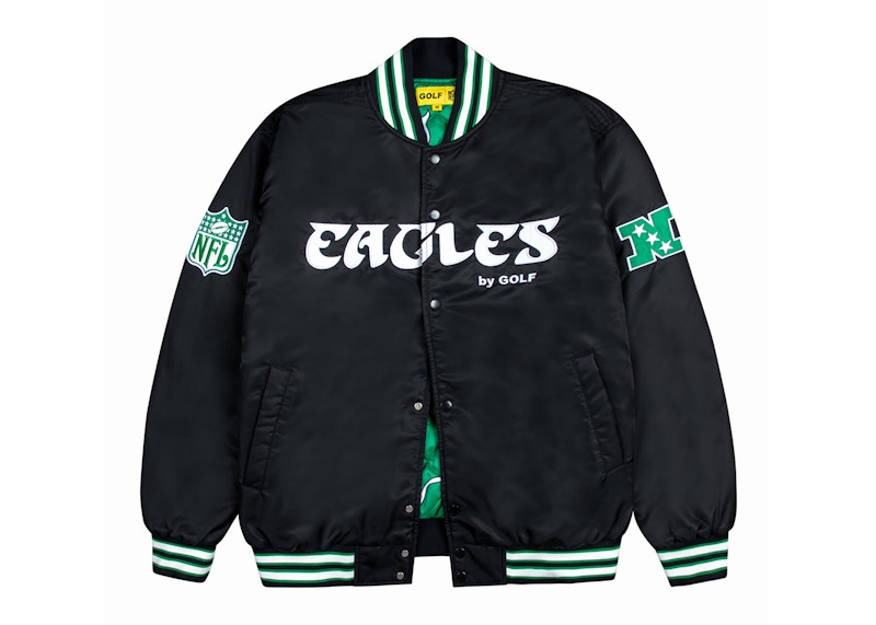 Tyler, The Creator Golf Wang x NFL Eagles Satin Bomber