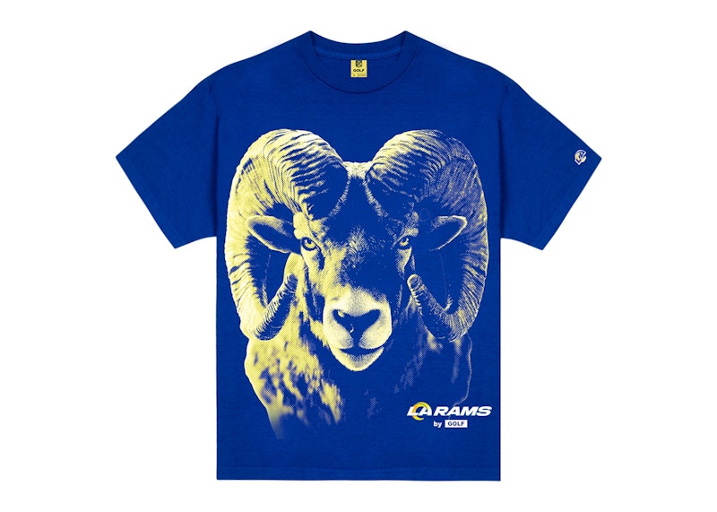 Tyler, The Creator Golf Wang x NFL Rams Animal Tee Blue