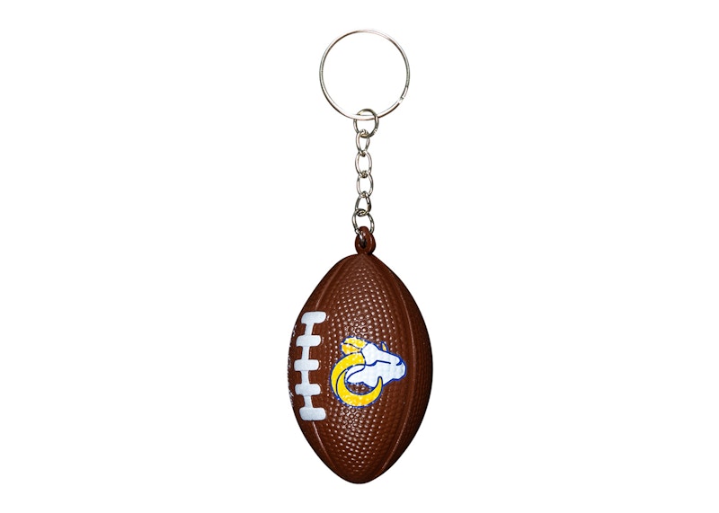 Tyler, The Creator Golf Wang x NFL Rams Football Keychain Multicolor