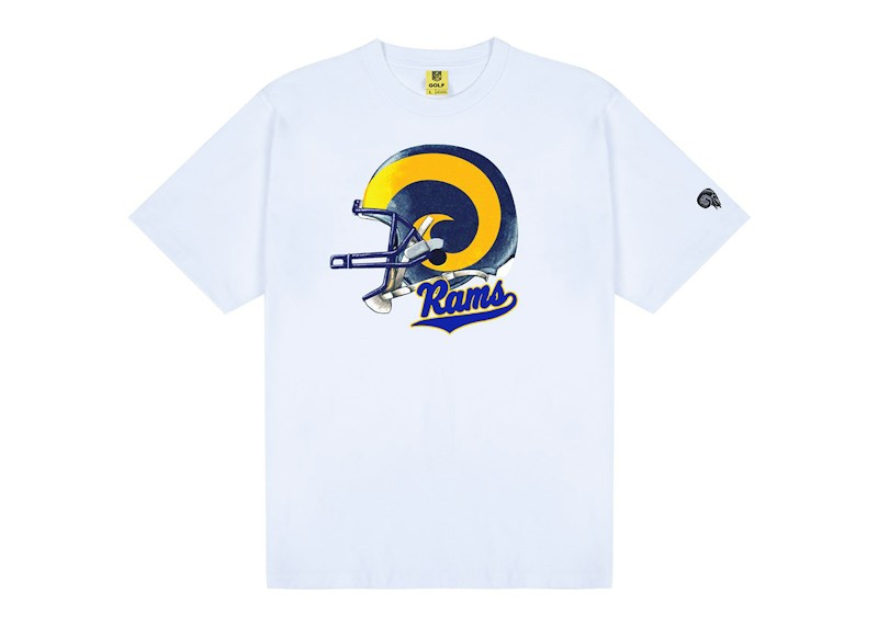 Tyler, The Creator Golf Wang x NFL Rams Helmet Tee White