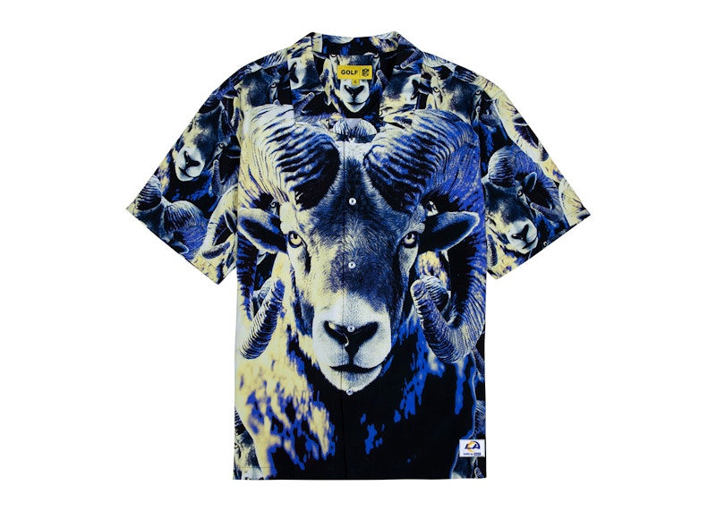 Tyler, The Creator Golf Wang x NFL Rams Rayon Button Up Shirt Multicolor