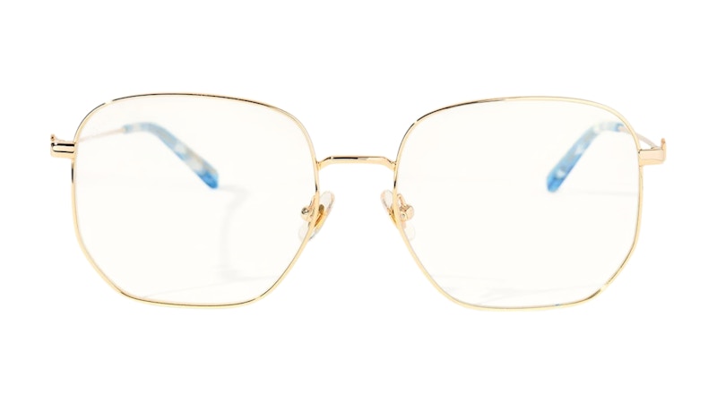 Tyler, The Creator Wireframe Eyeglasses Blue Tortoise