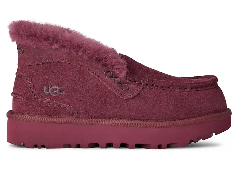 UGG Pre-owned Ansley Parc Slipper (women's) Sneakers In Burnt Magenta