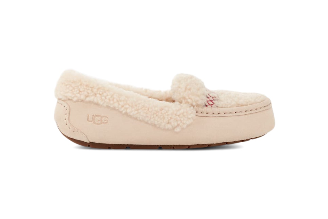 Pre-owned Ugg Ansley Slipper Heritage Braid Natural (women's)
