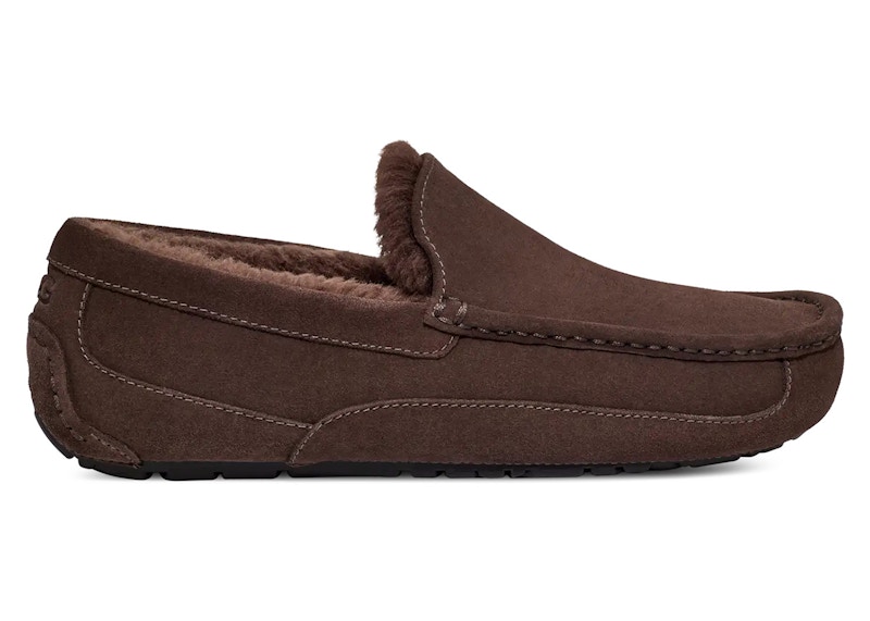 Pre-owned Ugg Men's Ascot Slipper Sneakers In Dusted Cocoa
