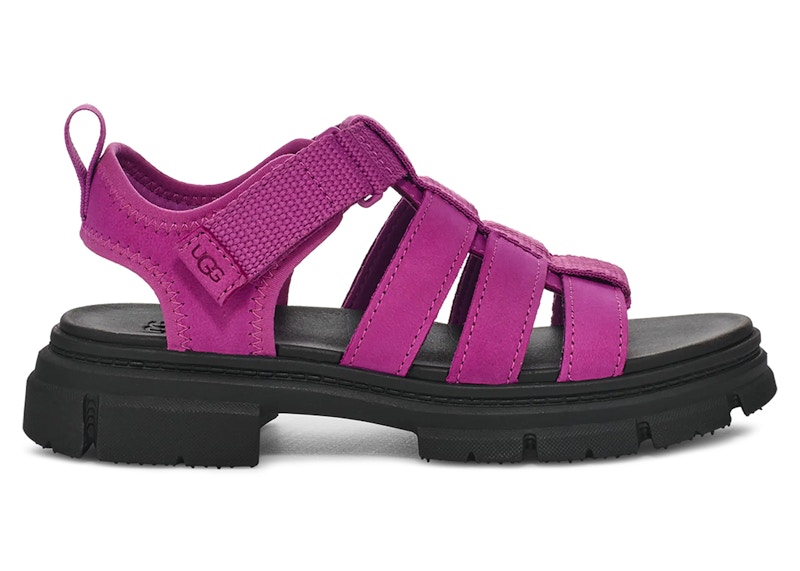 Pre-owned Ugg Ashton Strap Sandal (kids) Sneakers In Mangosteen