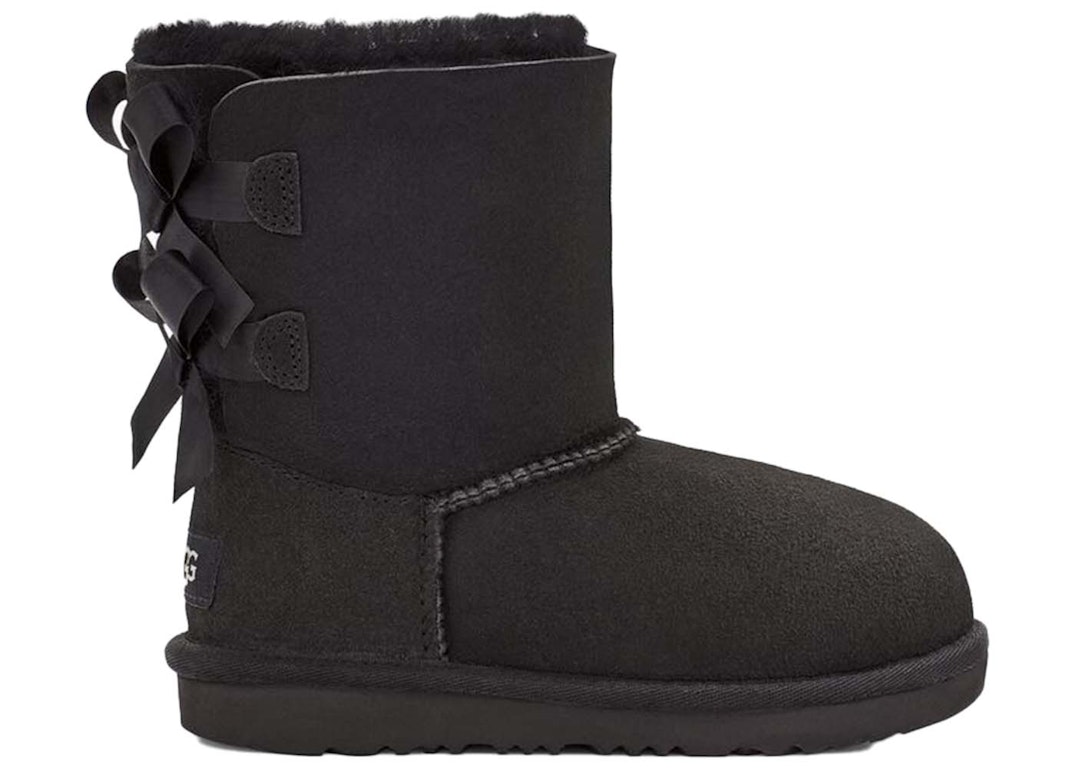 Pre-owned Ugg Bailey Bow Ii Boot Black (kids)