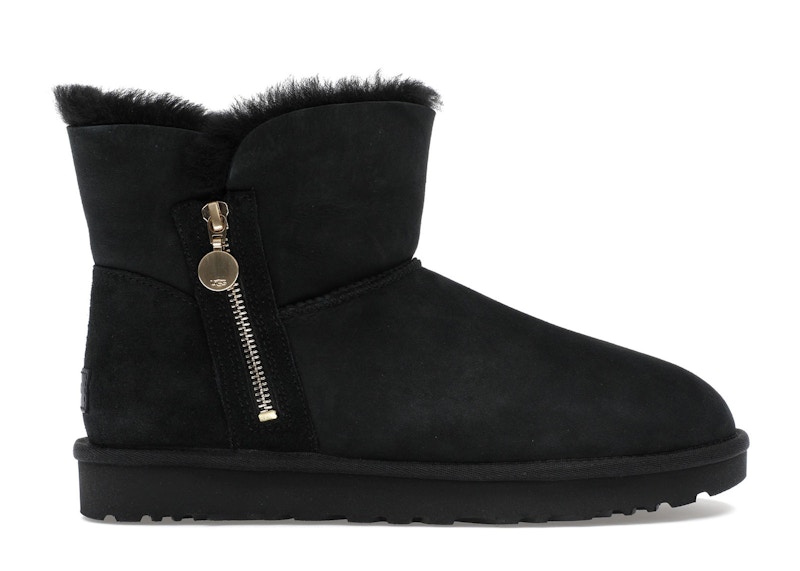 Pre-owned Ugg Bailey Zip Mini Boot (women's) Sneakers In Black
