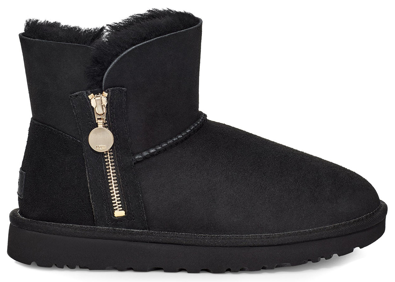 Ugg mini bailey hot sale button black