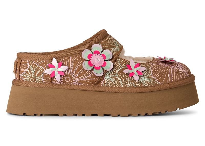靴 UGG Bea Mary Jane Chestnut UGG W BEA MARY JANE CHESTNUT（アグ ビア メアリー ジェーン-ブラウン