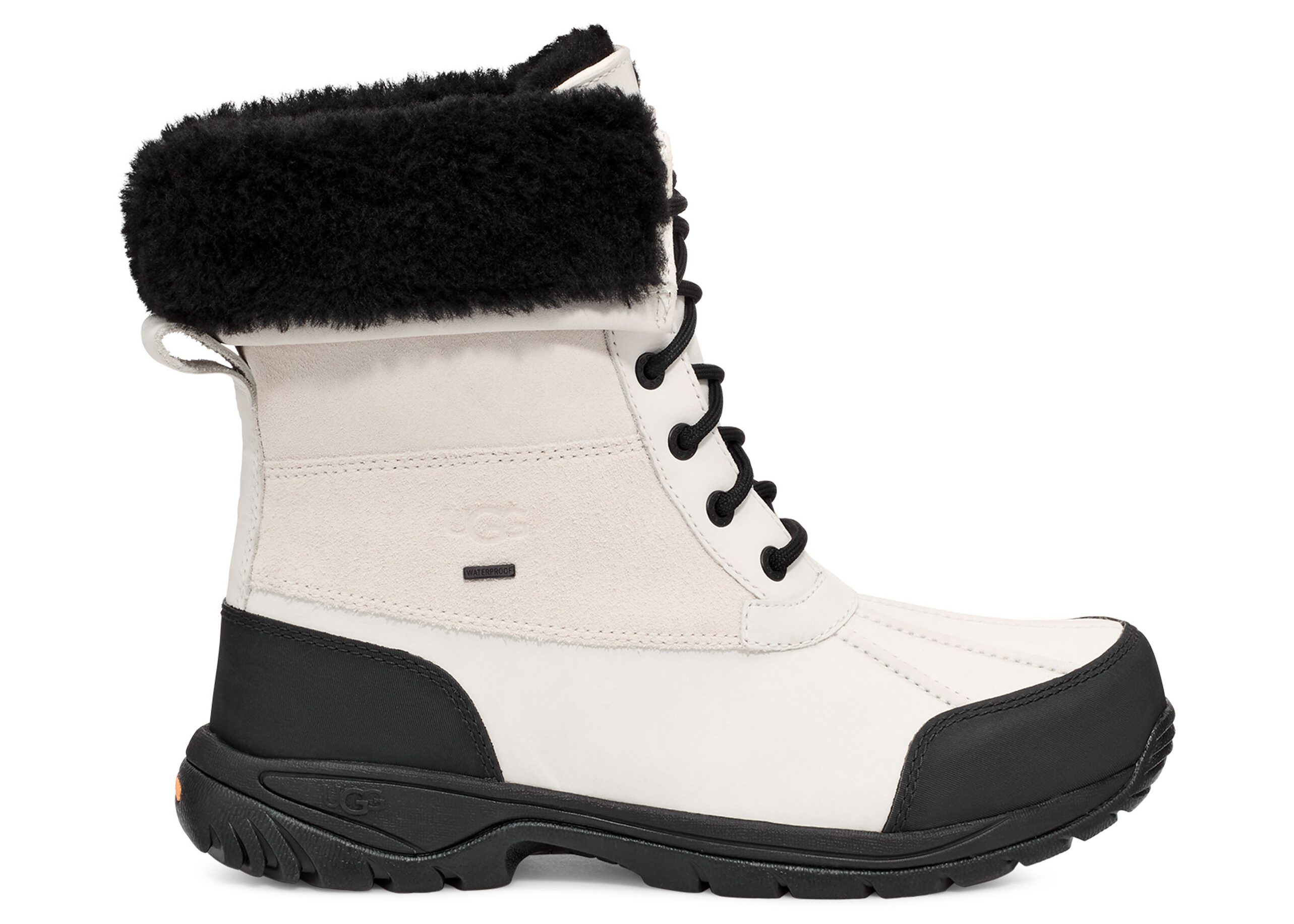 UGG Butte White Black Men's - 1130809-WBLC - US