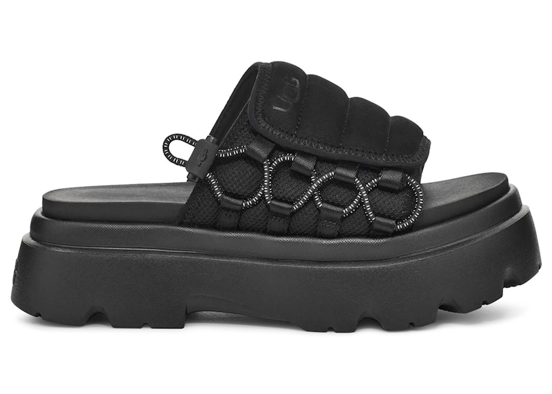 Pre-owned Ugg Callie Sandal (women's) Sneakers In Black