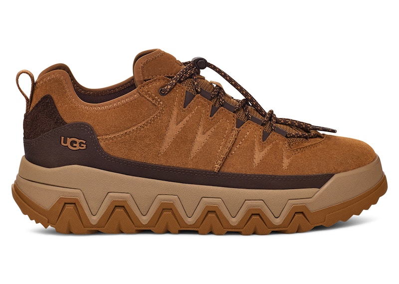 Pre-owned Ugg Men's Captrail Low Sneakers In Chestnut