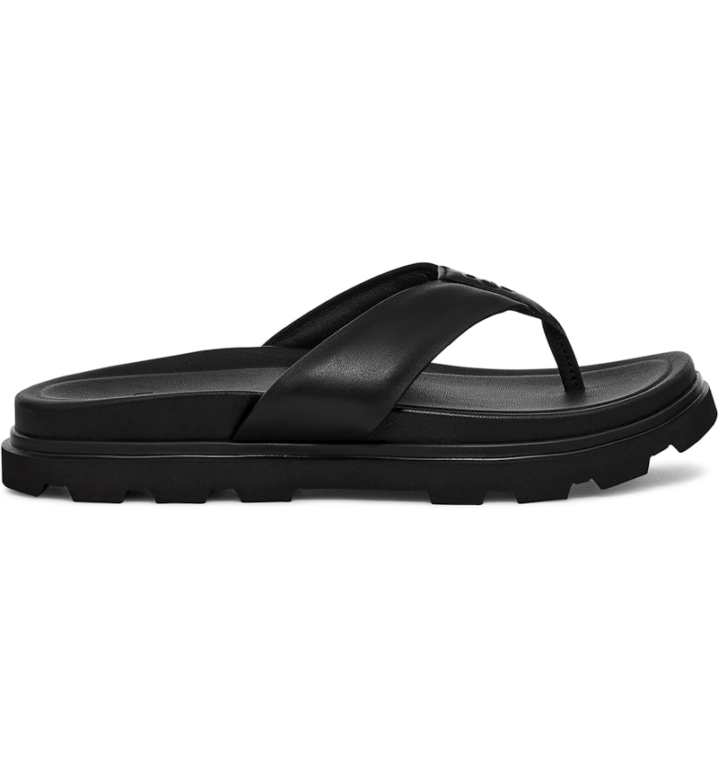 Capitola Ugg Buckle Slide Sandals UGG Capitola Flip Sandal Black