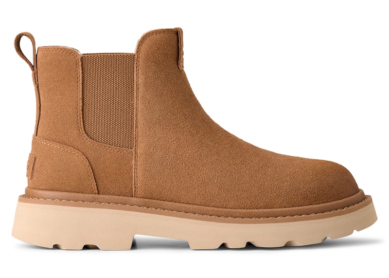Pre-owned Ugg Men's  Chelsea Lug Boot Sneakers In Chestnut In Brown