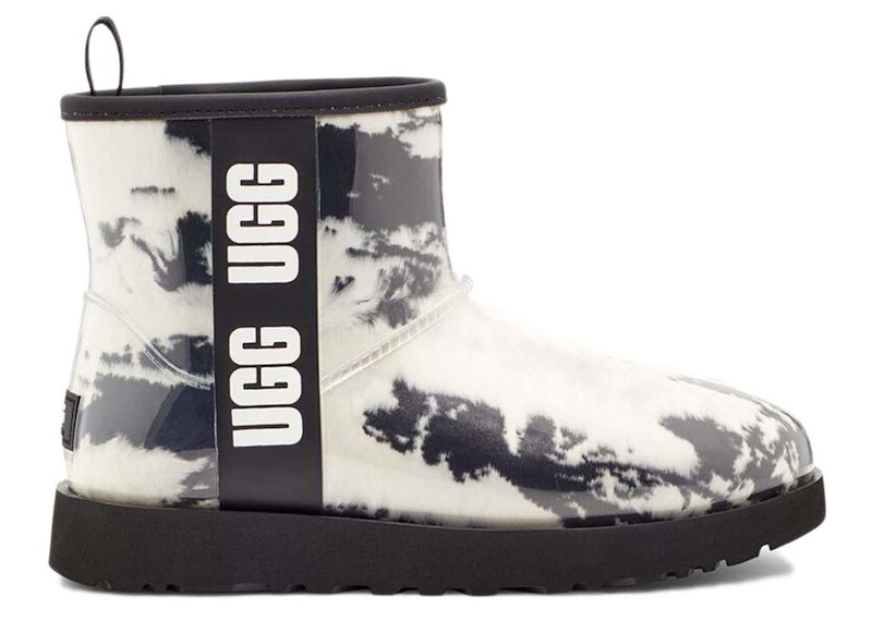 UGG Classic Clear Mini Boot Marble White Black (Women's) - 1120778