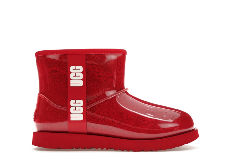 UGG Classic Clear Mini II Boot Samba Red (Kids)