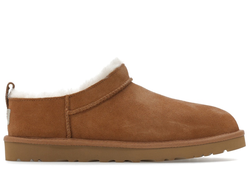 Pantoufles UGG Classic Micro, marron