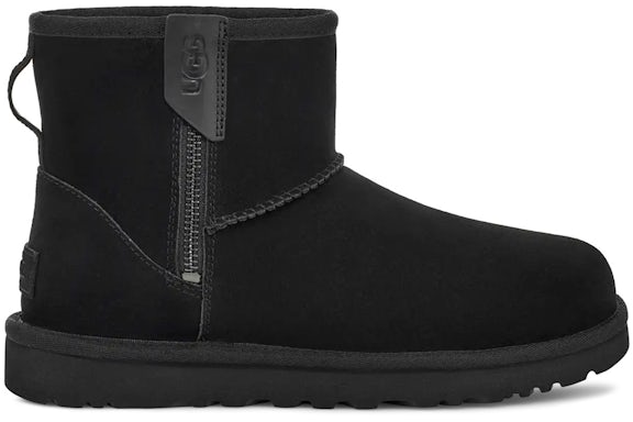 UGG Classic Mini Bailey Zip Boot Schwarz (Damen)