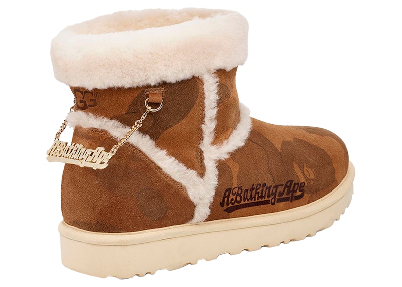 UGG Classic Mini Boot A Bathing Ape Chestnut Men's - 1104639 M