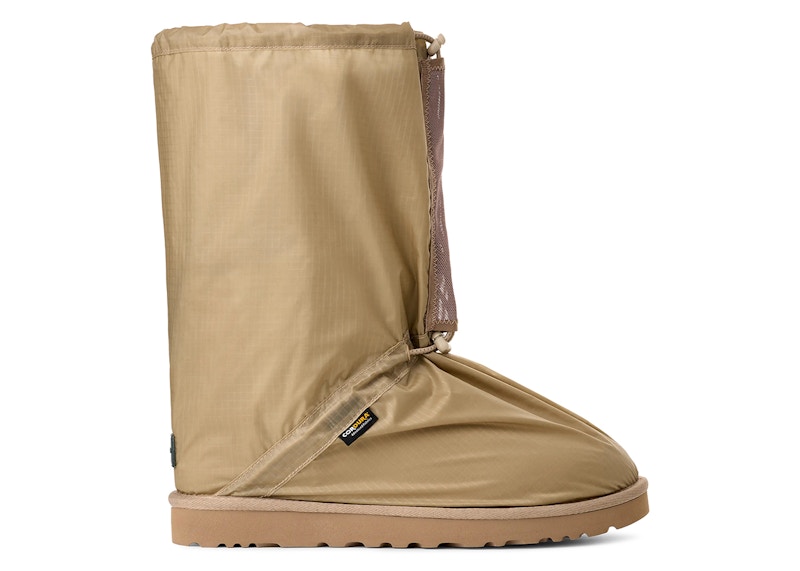 Pre-owned Ugg Men's Classic Mini Boot Reese Cooper Sneakers In Peyote In Gray