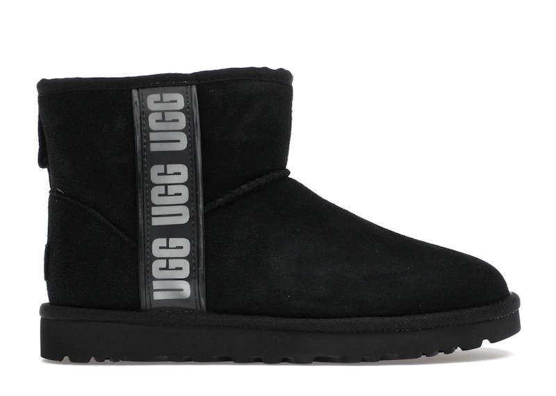 Pre-owned Ugg Classic Mini Ii Boot Side Logo (women's) Sneakers In Black