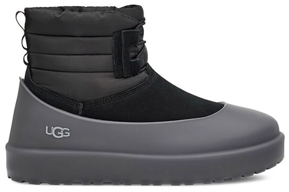 UGG Classic Mini Lace-Up Weather Boot Black