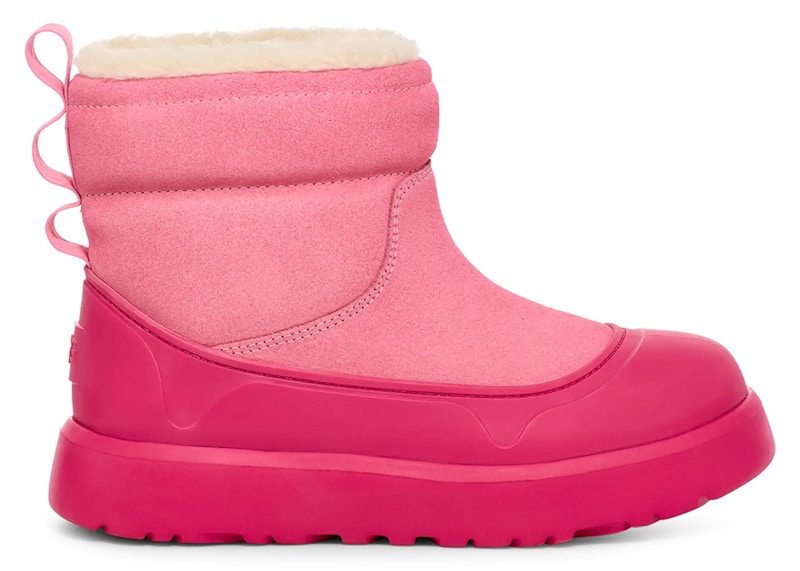 Pre-owned Ugg Classic Mini Mod Boot (kids) Sneakers In Sachet Pink/berry