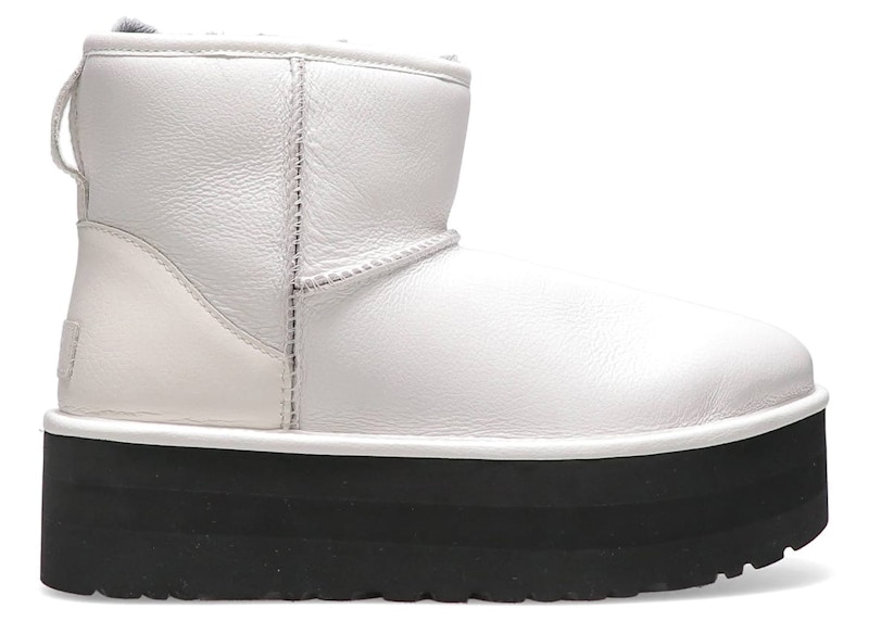 White ugg boots with fur sale