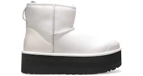 UGG Classic Mini Platform Matte Boot Ultra Matte White (Women's)